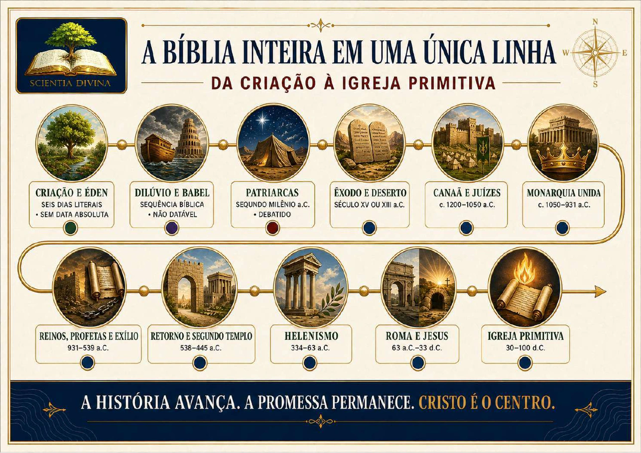 Visão geral da linha cronológica bíblica