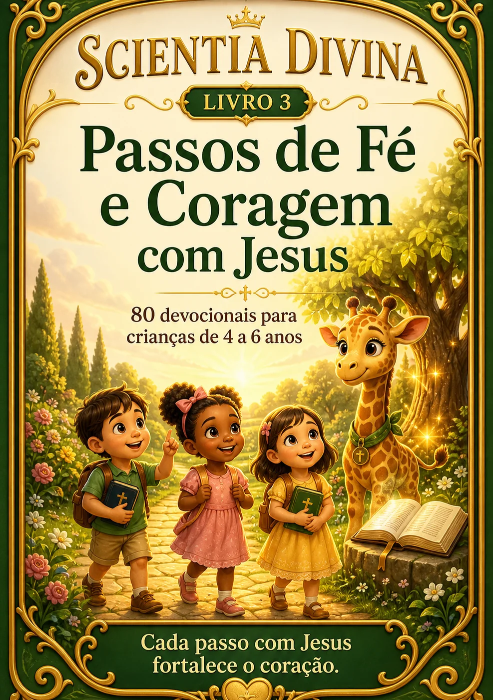 Capa de Passos de Fé e Coragem com Jesus