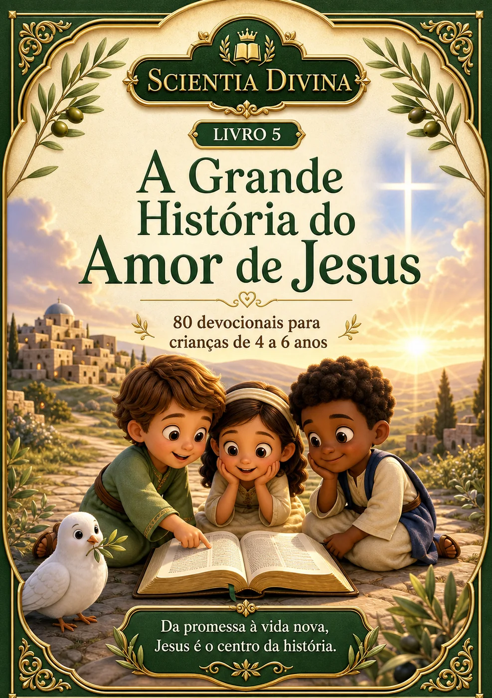 Capa de A Grande História do Amor de Jesus
