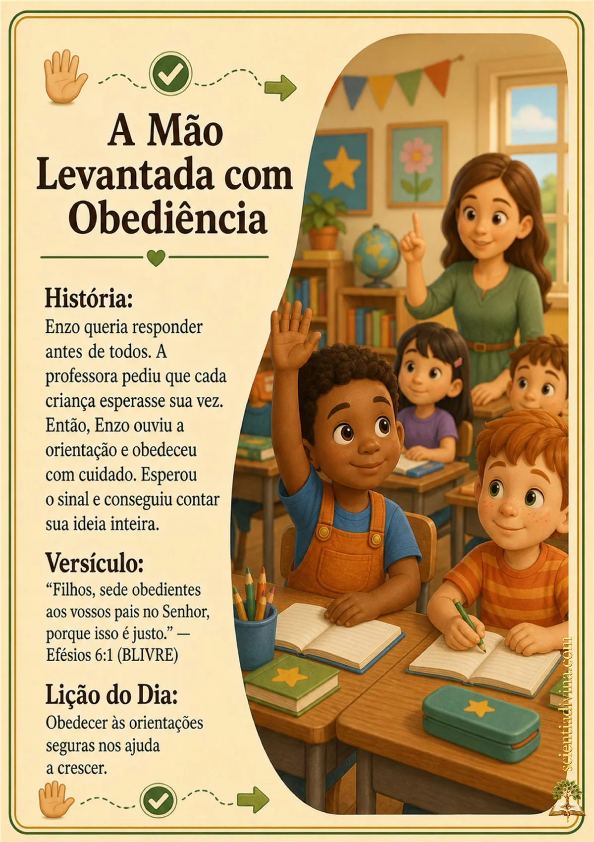 História 2 da amostra de Caminhos de Amor com Jesus