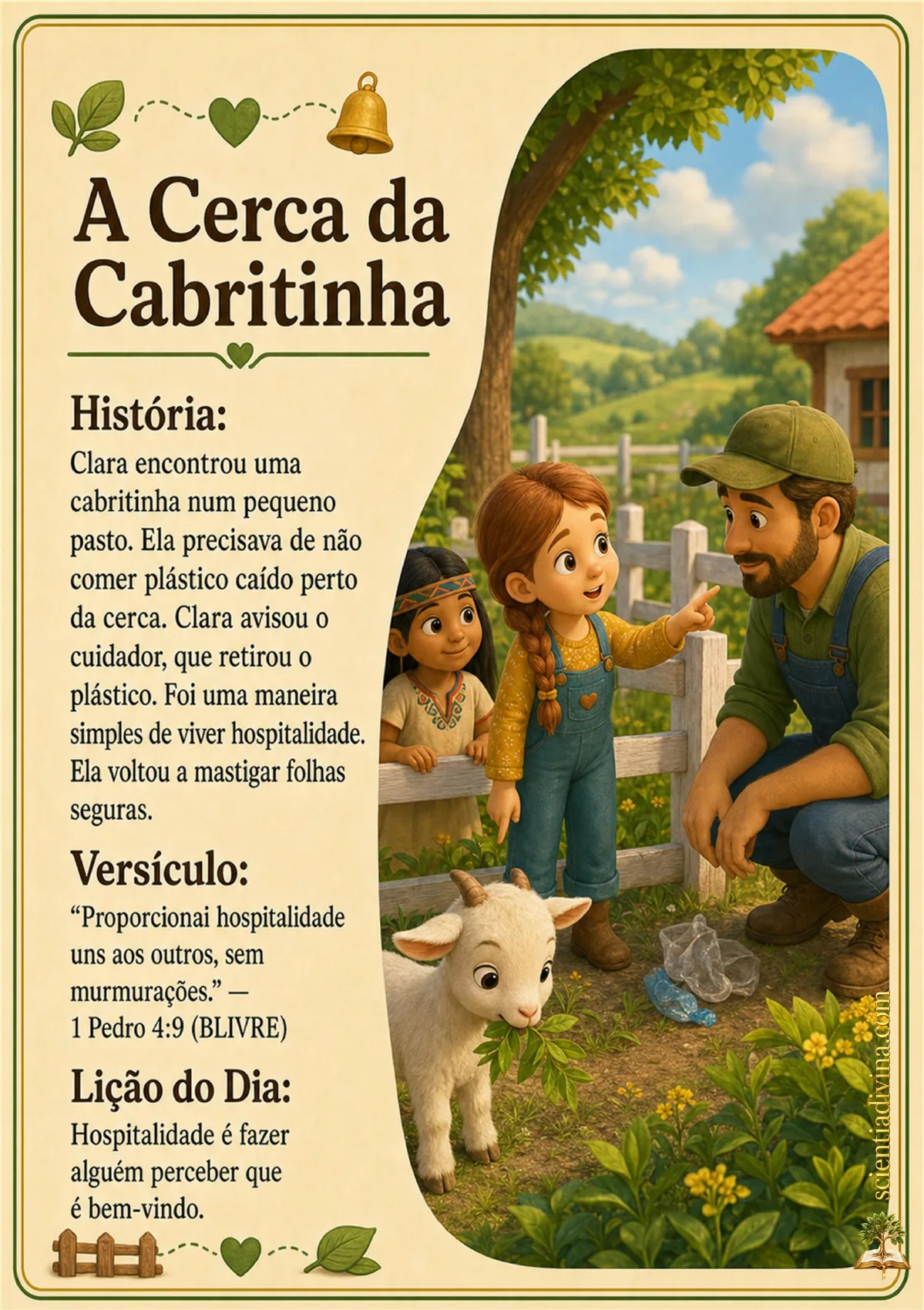 História 3 da amostra de Caminhos de Amor com Jesus
