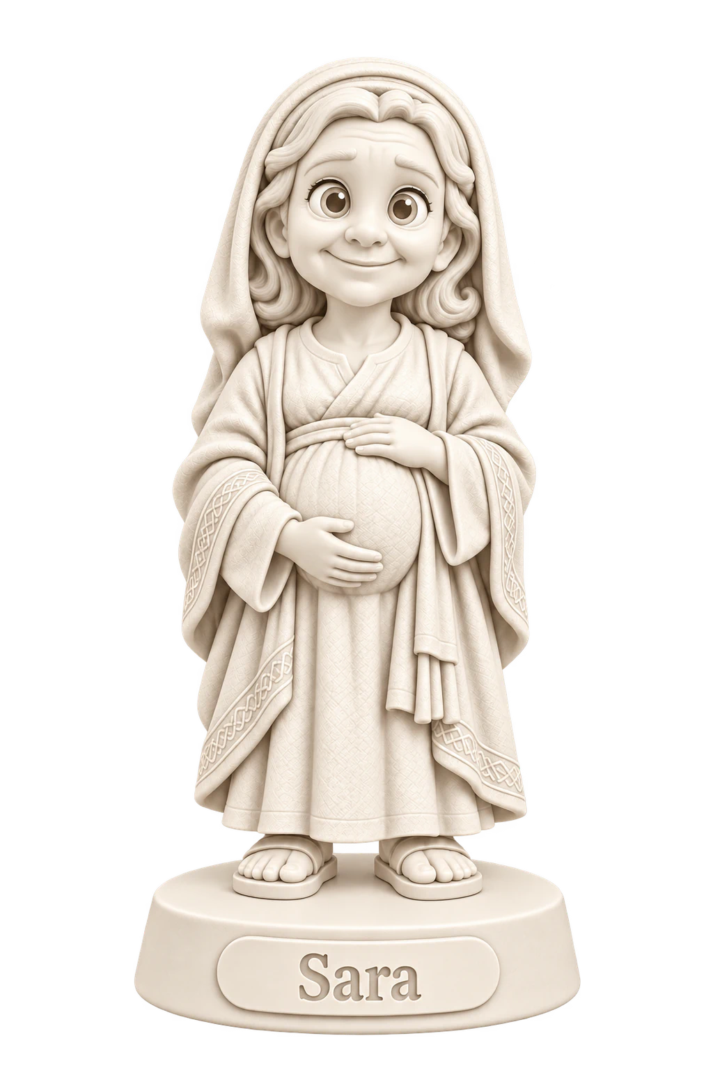Peça de Sara para pintar, da coleção Pintura Divina